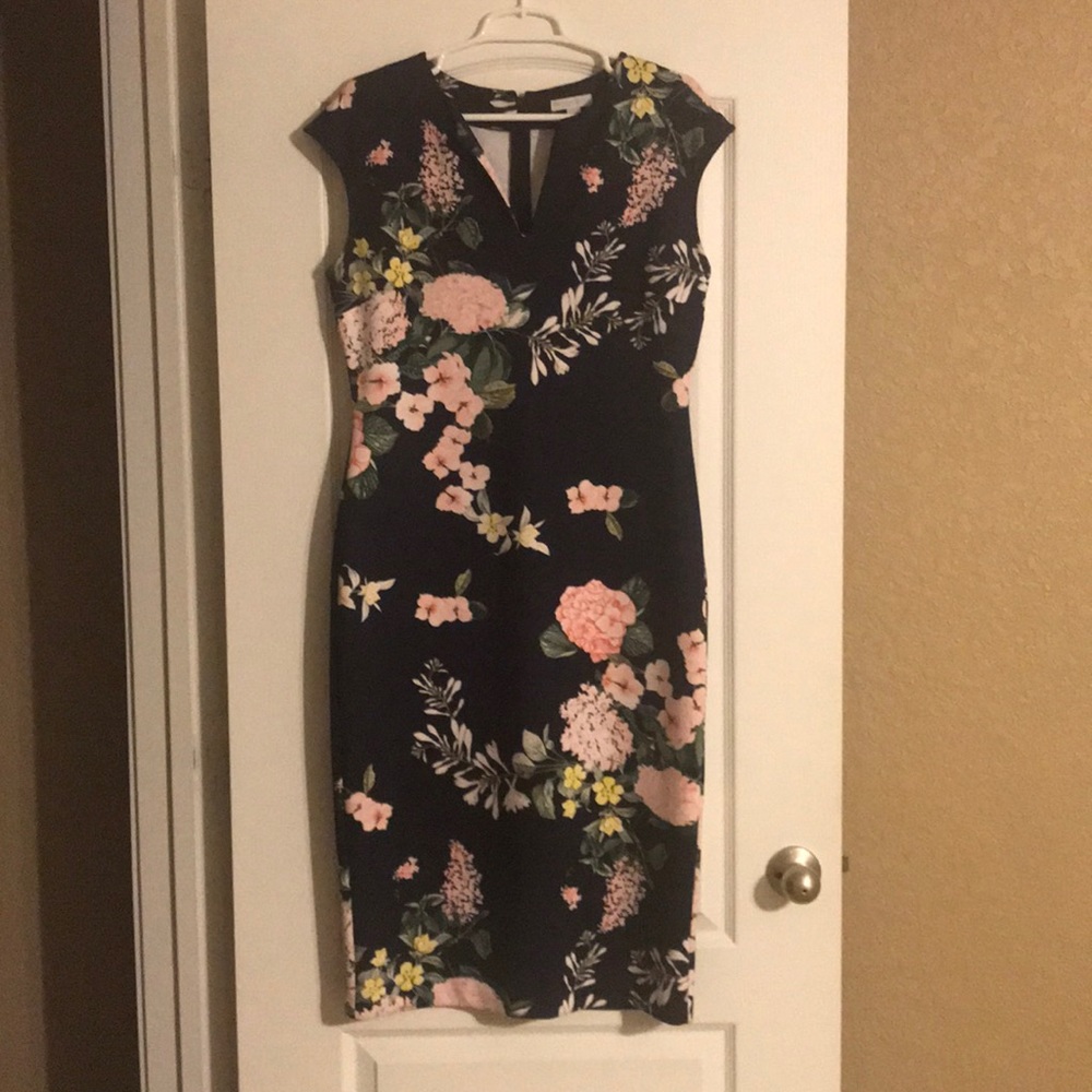 New York & Company Stretch Floral Dress